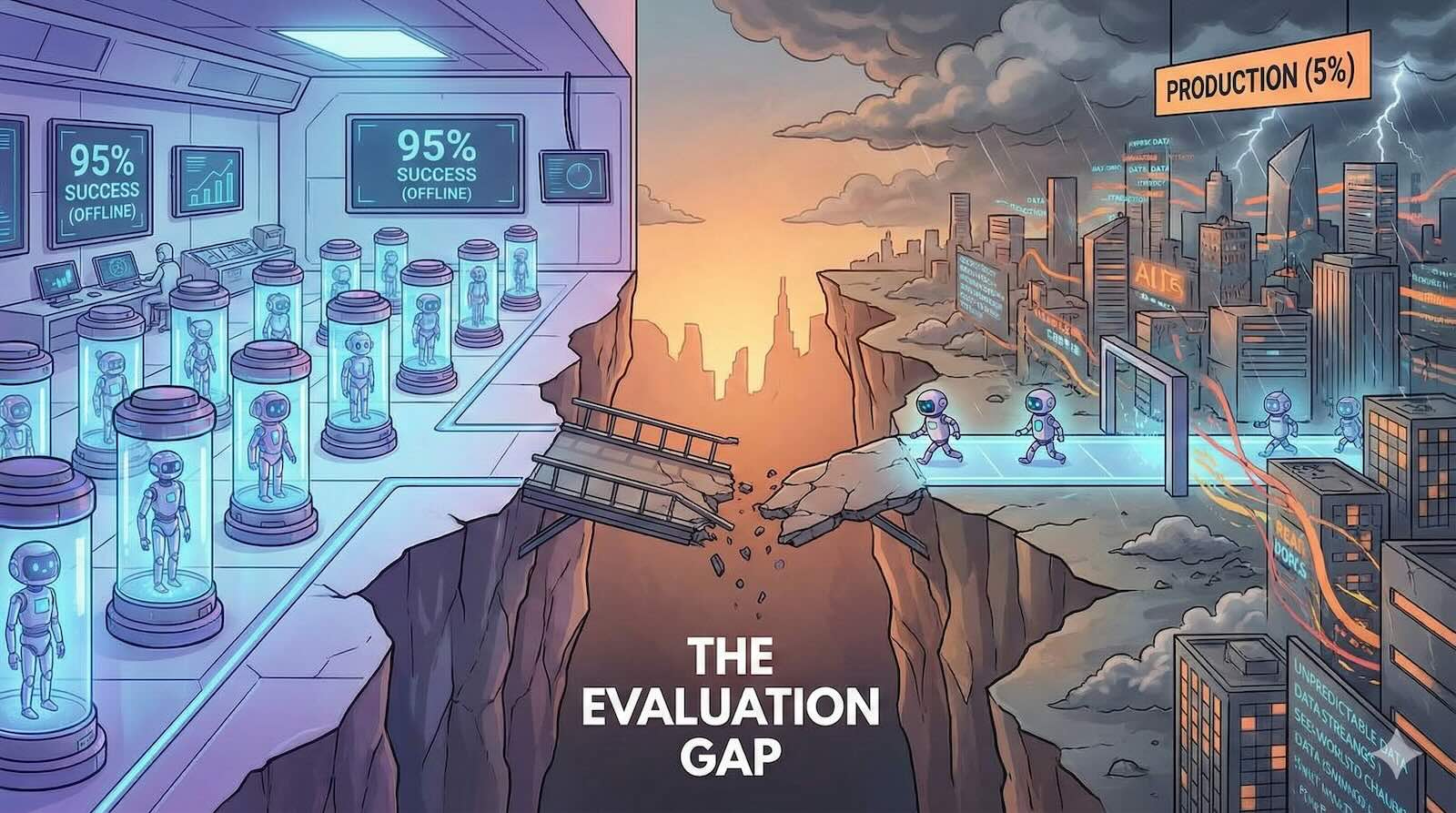 Why Only 5% of AI Projects Reach Production (And the "Evaluation Gap" Behind It)