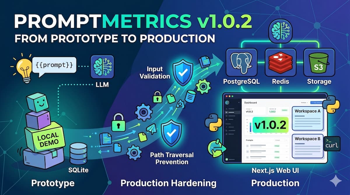 PromptMetrics v1.0.2: The Production-Ready Prompt Registry